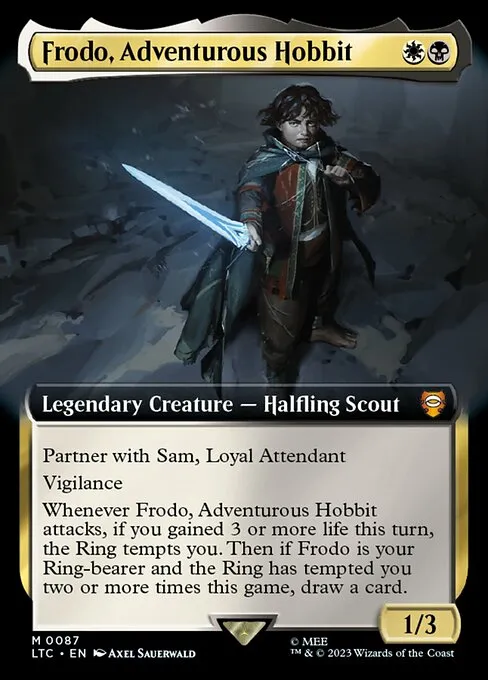 Frodo, Adventurous Hobbit · Tales of Middle-earth Commander 87/591
