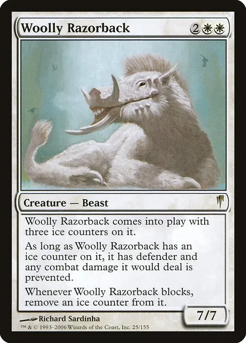 Woolly Razorback · Coldsnap 25/155