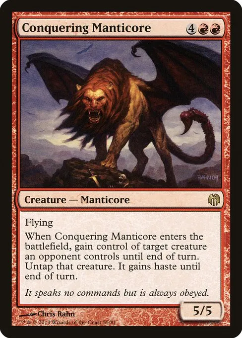 Conquering Manticore · Duel Decks: Heroes vs. Monsters 55/81
