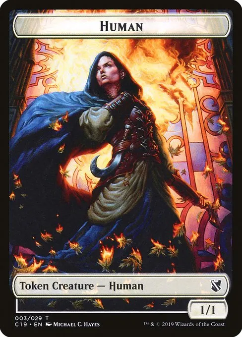Human · Commander 2019 Tokens 3/29