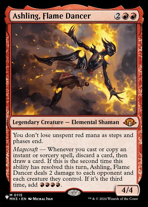 Ashling, Flame Dancer · The List MH3-115/5050