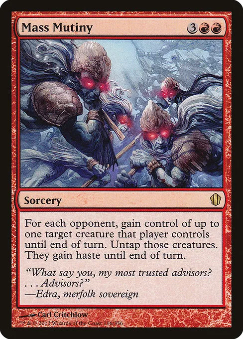 Mass Mutiny · Commander 2013 116/356
