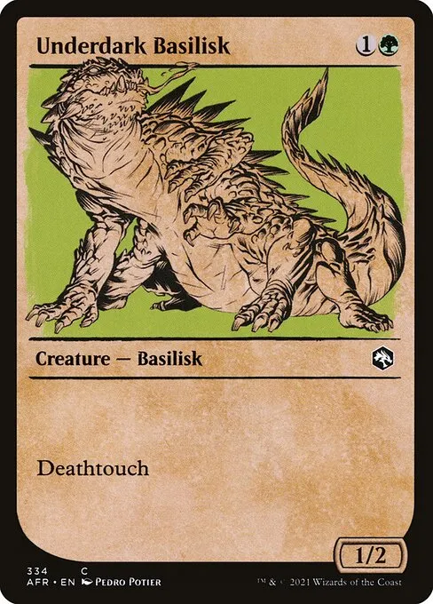 Underdark Basilisk · Adventures in the Forgotten Realms 334/424