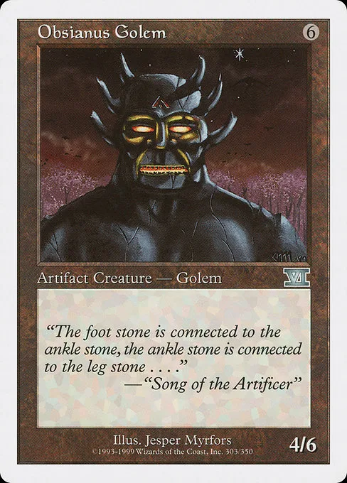 Obsianus Golem · Classic Sixth Edition 303/351
