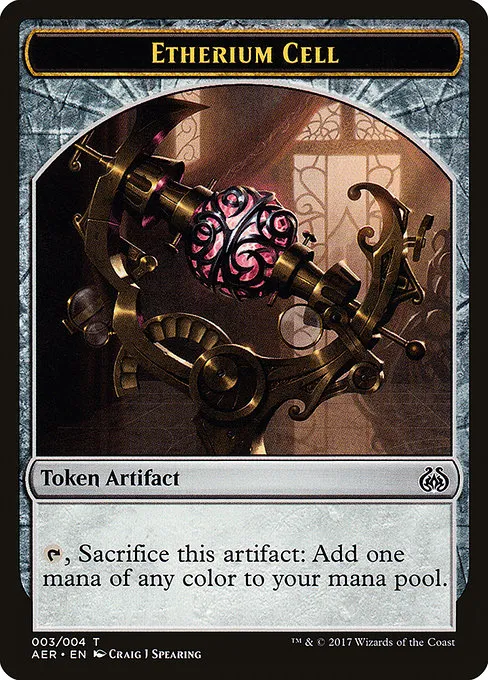 Etherium Cell · Aether Revolt Tokens 3/4