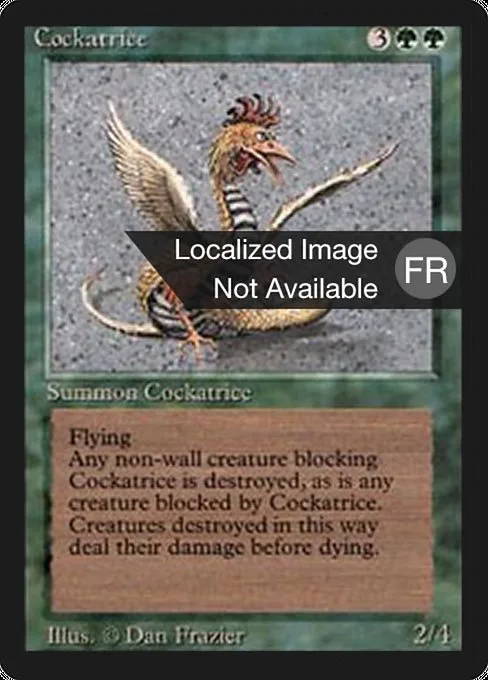 Cockatrice · Foreign Black Border 189/307
