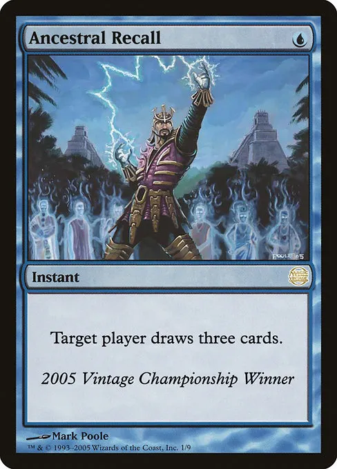 Ancestral Recall · Vintage Championship 2005/35