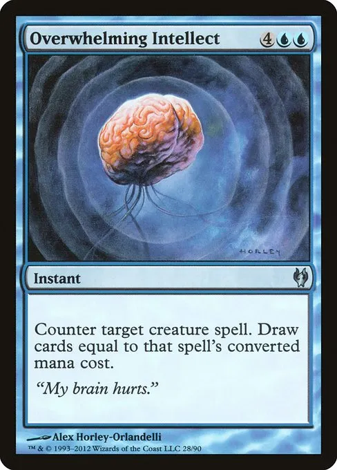 Overwhelming Intellect · Duel Decks: Izzet vs. Golgari 28/90