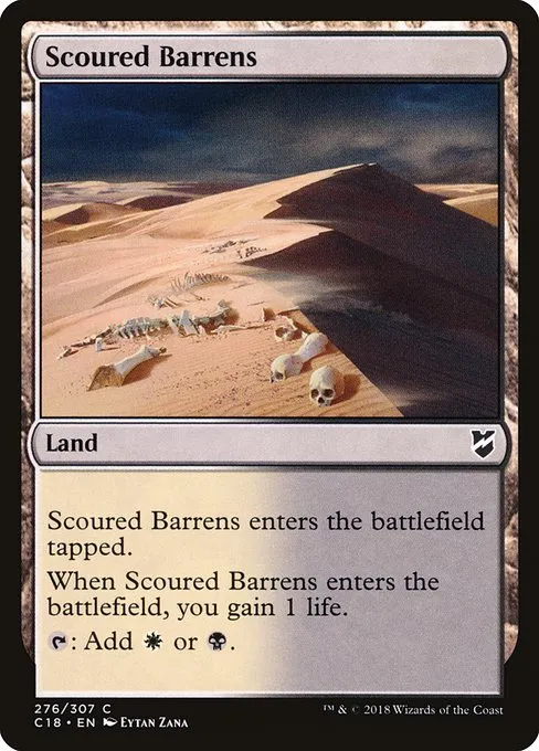 Scoured Barrens · Commander 2018 276/307