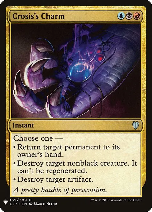 Crosis's Charm · The List C17-169/5050