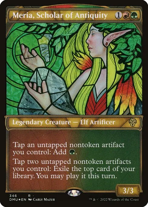 Meria, Scholar of Antiquity · Dominaria United 346/453