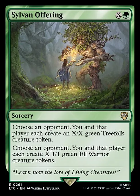 Sylvan Offering · Tales of Middle-earth Commander 261/591