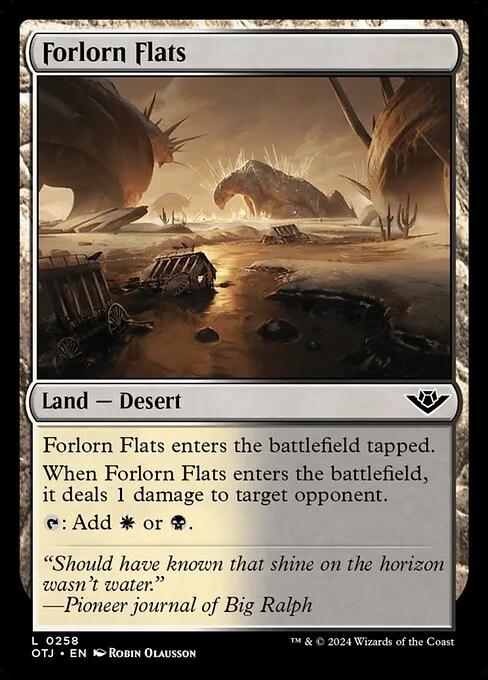 Forlorn Flats · Outlaws of Thunder Junction 258/374