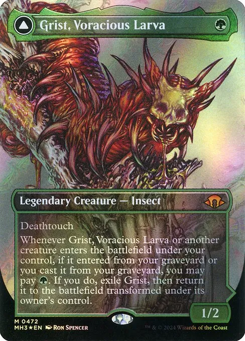 Grist, Voracious Larva // Grist, the Plague Swarm · Modern Horizons 3 472/528