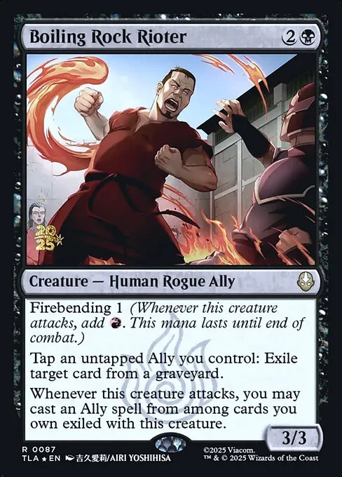 Boiling Rock Rioter · Avatar: The Last Airbender Promos 87s/80