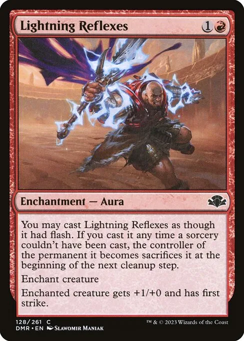 Lightning Reflexes · Dominaria Remastered 128/457