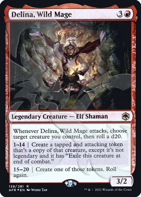 Delina, Wild Mage · Adventures in the Forgotten Realms Promos 138a/241