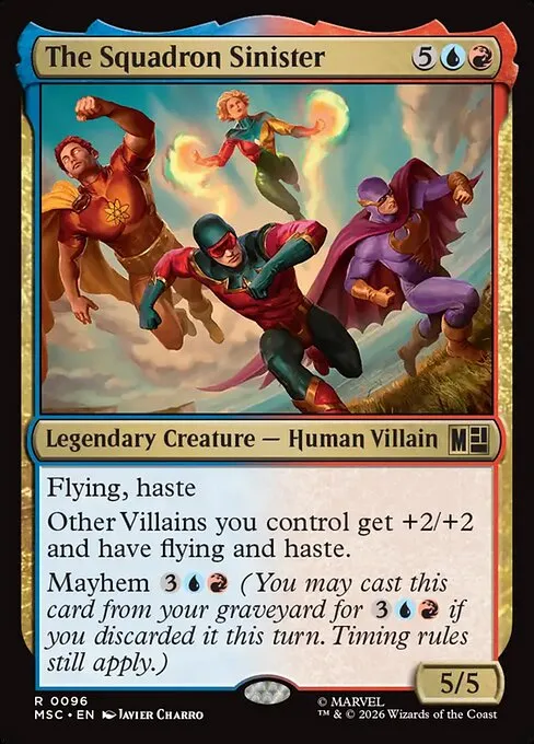 The Squadron Sinister · Marvel Super Heroes Commander 96/9