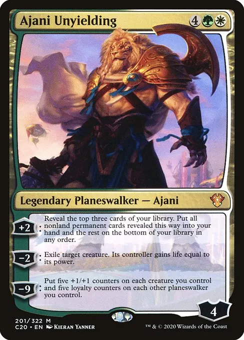 Ajani Unyielding · Commander 2020 201/322