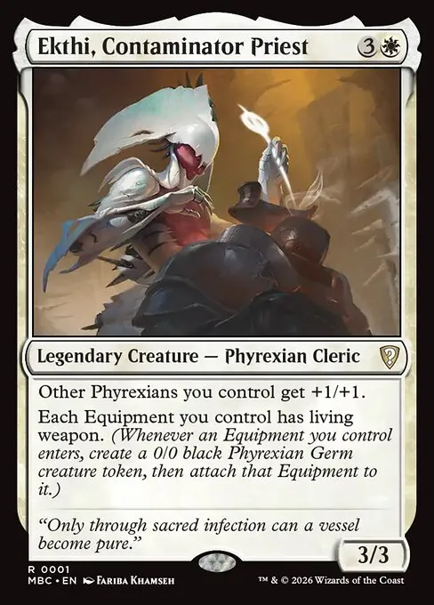 Ekthi, Contaminator Priest · Mystery Booster: Commander Edition 1/2