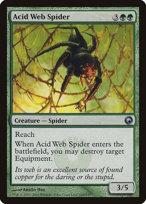 Acid Web Spider · Scars of Mirrodin 108/249