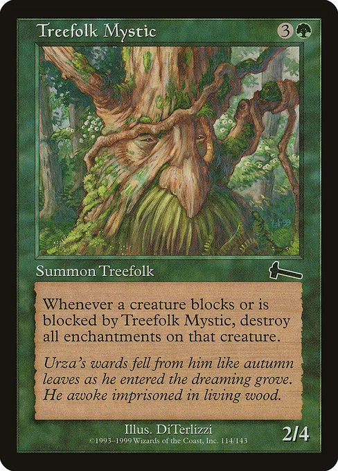 Treefolk Mystic · Urza's Legacy 114/143