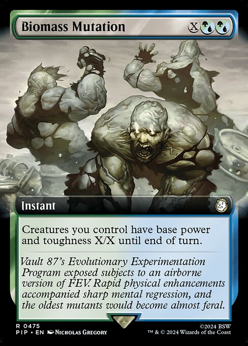 Biomass Mutation · Fallout 475/1068