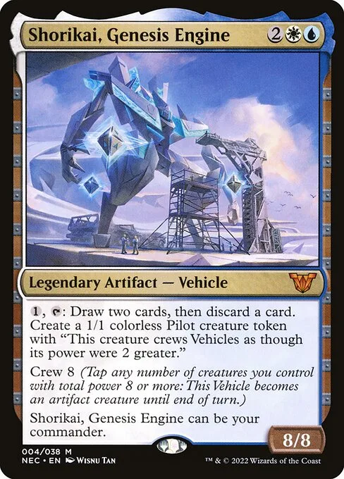 Shorikai, Genesis Engine · Neon Dynasty Commander 4/179