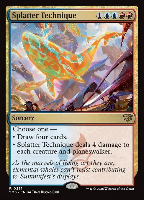 Splatter Technique · Secrets of Strixhaven 231/368