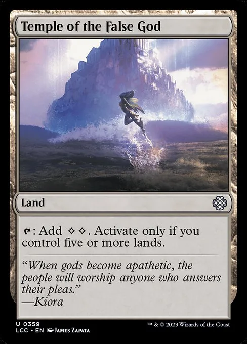 Temple of the False God · The Lost Caverns of Ixalan Commander 359/370