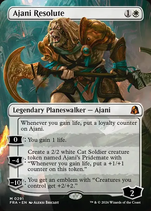 Ajani Resolute · Reality Fracture 291/7