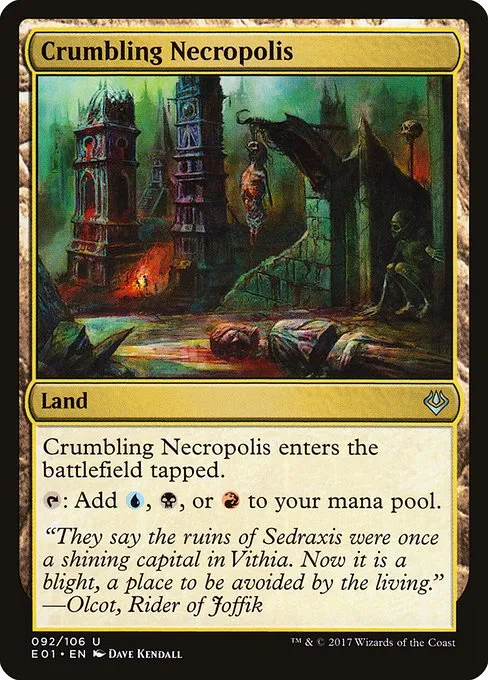 Crumbling Necropolis · Archenemy: Nicol Bolas 92/106