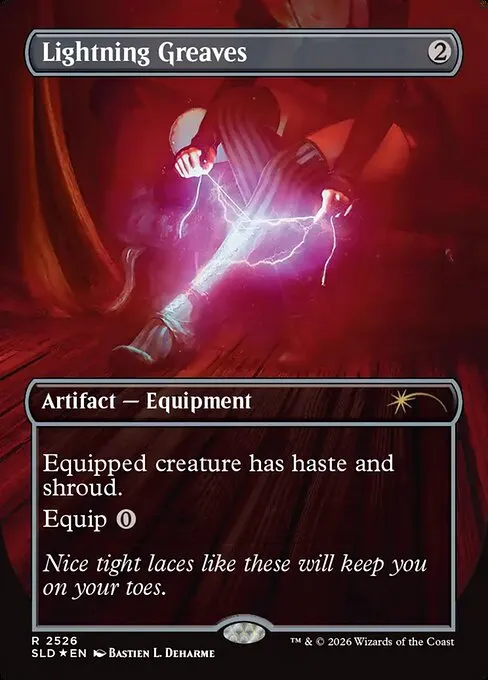 Lightning Greaves · Secret Lair Drop 2526/2547