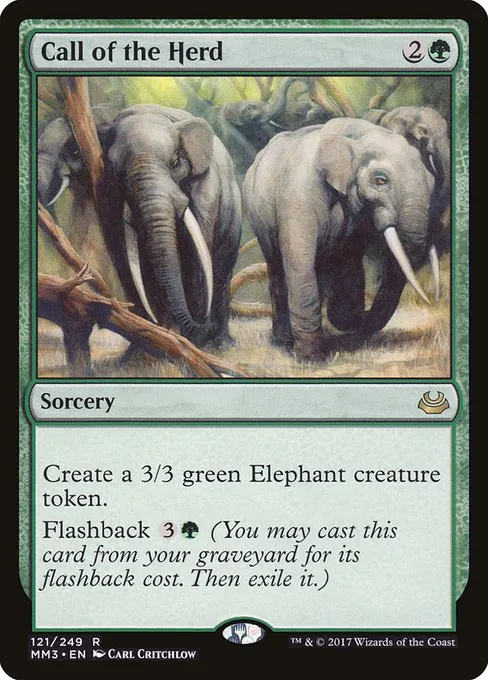 Call of the Herd · Modern Masters 2017 121/249