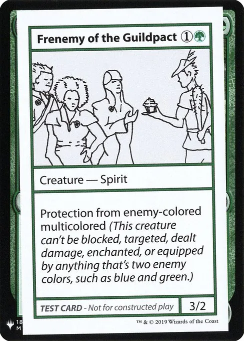 Frenemy of the Guildpact · Mystery Booster Playtest Cards 2019 74/121