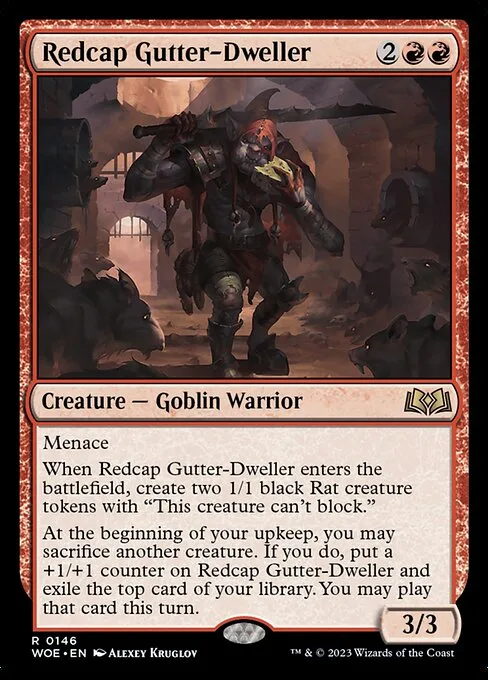 Redcap Gutter-Dweller · Wilds of Eldraine 146/381