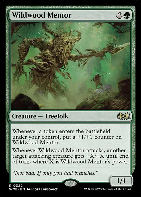 Wildwood Mentor · Wilds of Eldraine 322/381