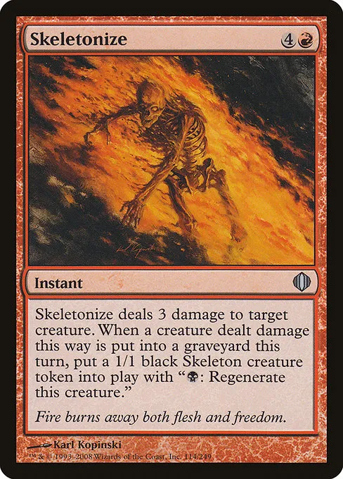 Skeletonize · Shards of Alara 114/250