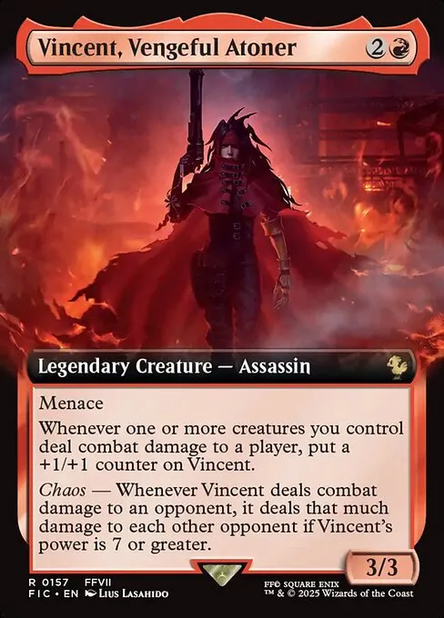 Vincent, Vengeful Atoner · Final Fantasy Commander 157/486