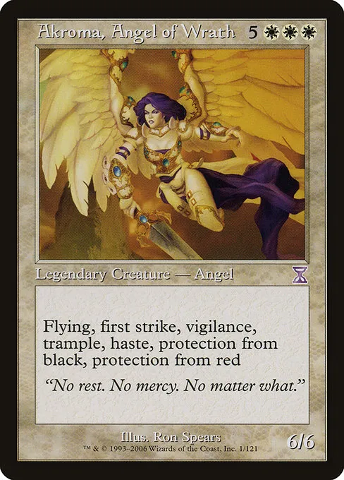 Akroma, Angel of Wrath · Time Spiral Timeshifted 1/121
