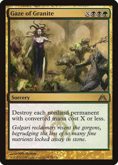 Gaze of Granite · Dragon's Maze 72/156