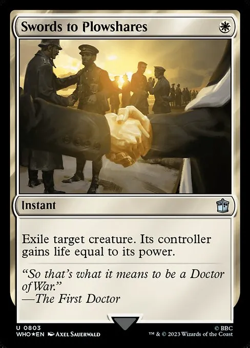 Swords to Plowshares · Doctor Who 803/1178