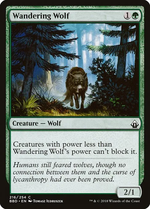 Wandering Wolf · Battlebond 216/256