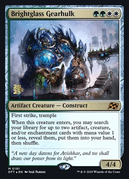 Brightglass Gearhulk · Aetherdrift Promos 191s/160