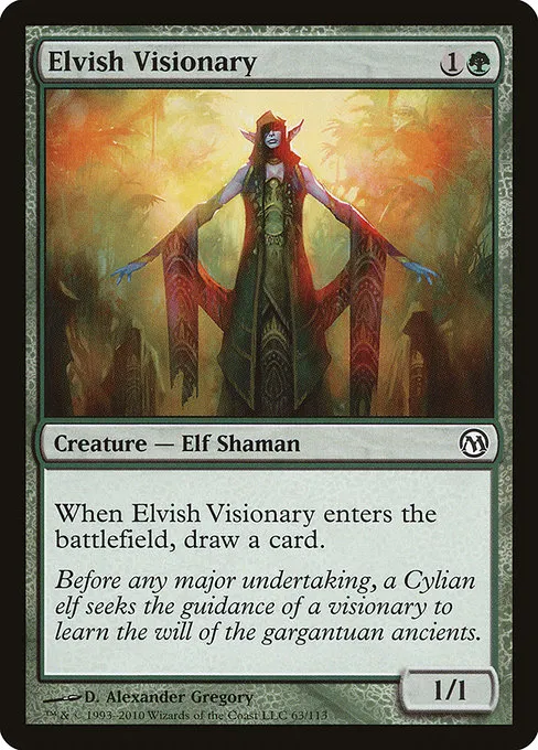 Elvish Visionary · Duels of the Planeswalkers 63/113