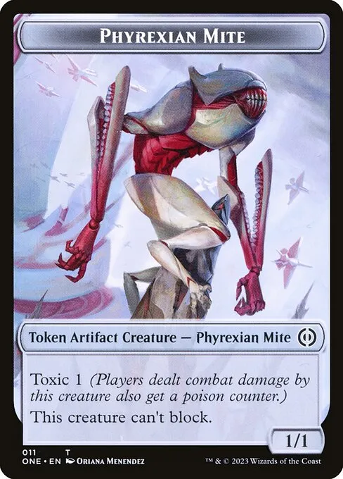 Phyrexian Mite · Phyrexia: All Will Be One Tokens 11/14