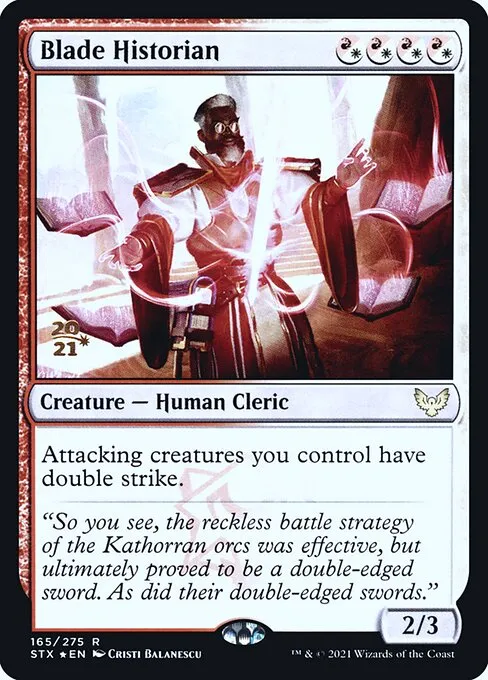 Blade Historian · Strixhaven: School of Mages Promos 165s/164
