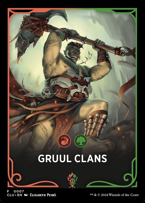 Gruul Clans · Ravnica: Clue Edition Front Cards 7/10
