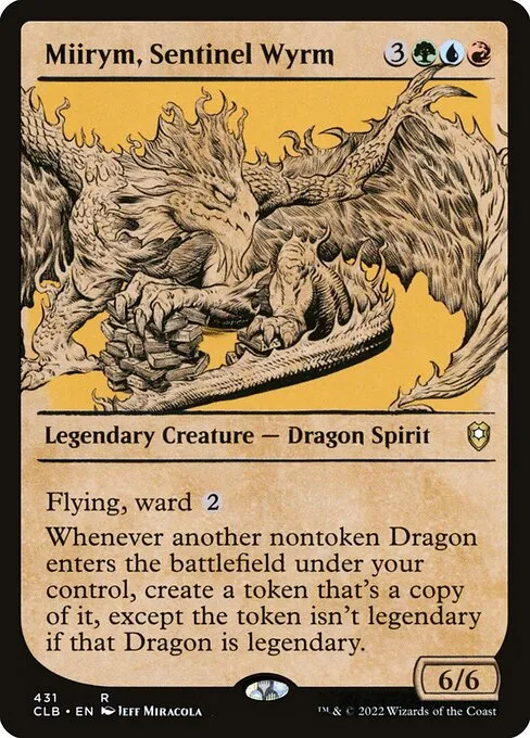 Miirym, Sentinel Wyrm · Commander Legends: Battle for Baldur's Gate 431/936