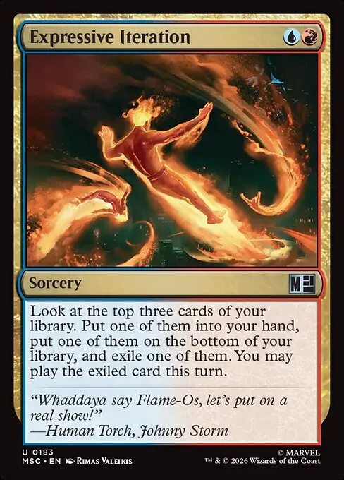 Expressive Iteration · Marvel Super Heroes Commander 183/9